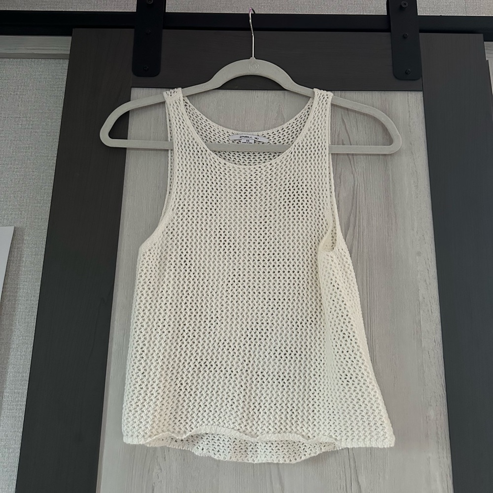 O’Neil White Crochet Top